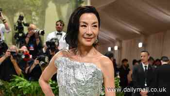 Michelle Yeoh shines in VERY quirky tin foil-inspired Balenciaga gown at 2024 Met Gala in New York City
