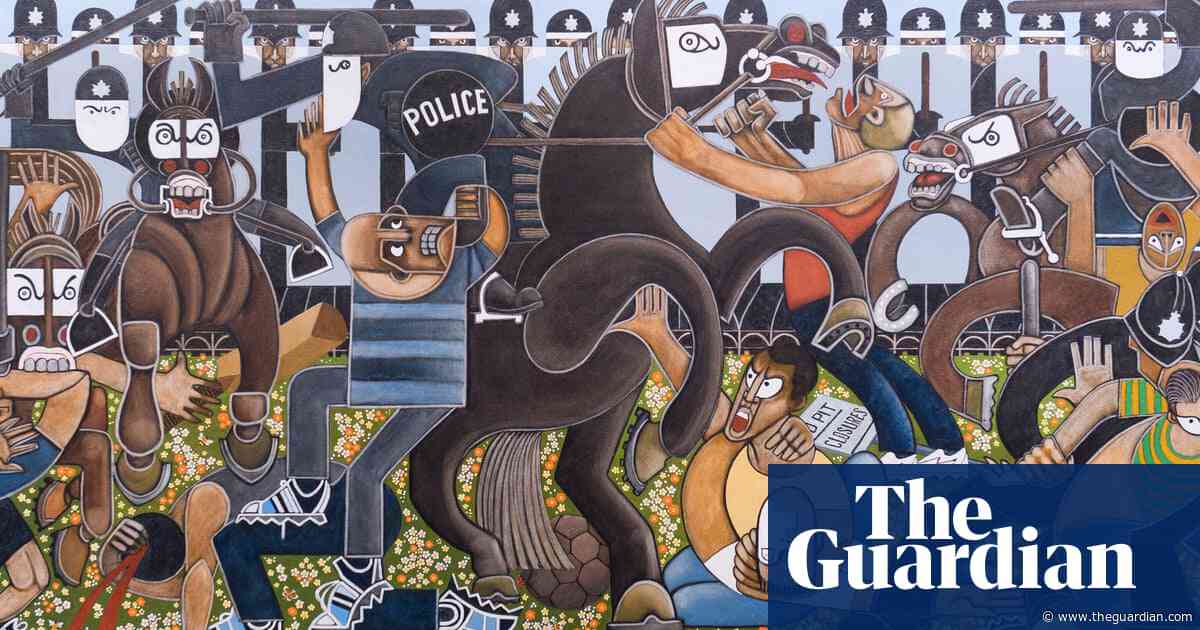 Guernica-style battle of Orgreave painting stars in miners’ strikes exhibition