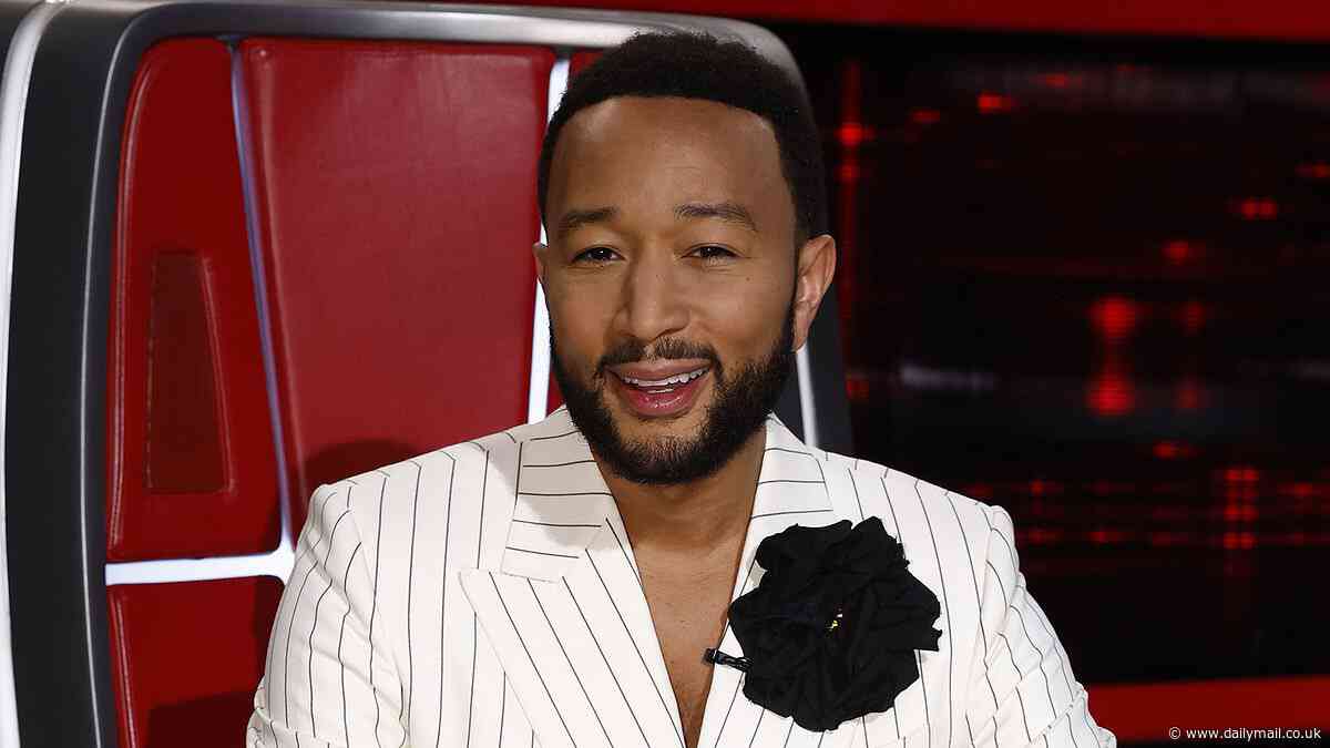The Voice: John Legend gushes about his soul singer Nathan Chester after rousing rendition of Jackie Wilson hit