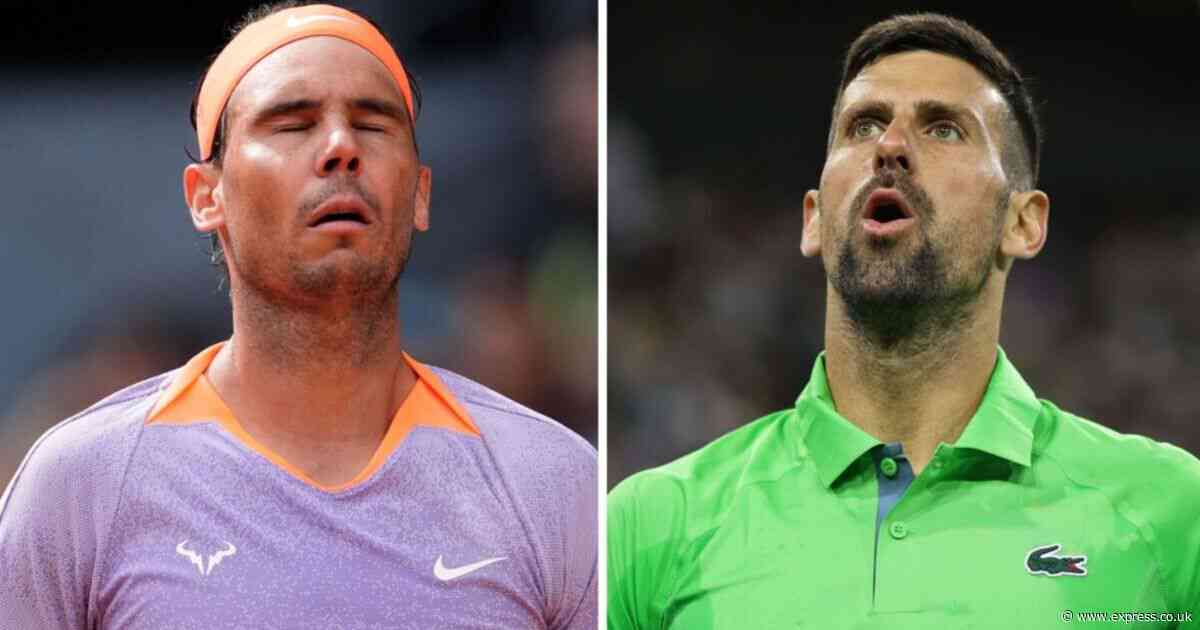 Rafael Nadal handed tough Italian Open draw as Novak Djokovic discovers fate
