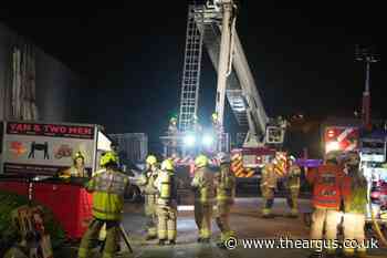 West Sussex crews tackle fire on Littlehampton industrial estate