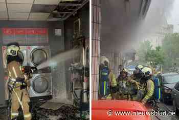 Wassalon uitgebrand in Sint-Gillis