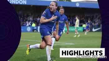 Reiten scores four in Chelsea's 8-0 win over Bristol City