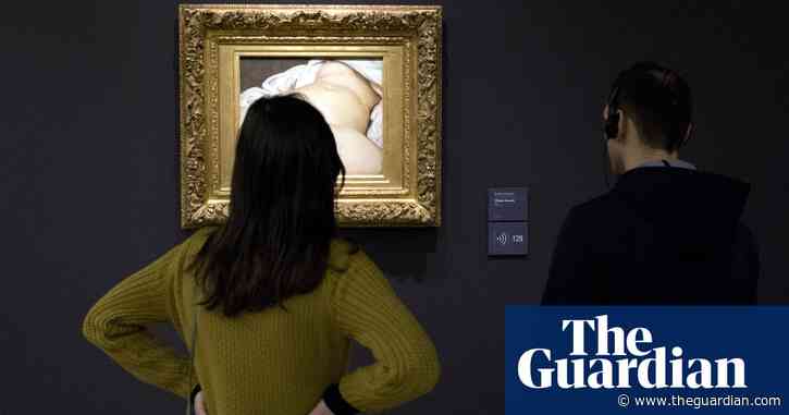 Painting of vulva by French artist Gustave Courbet sprayed with ‘MeToo’ graffiti