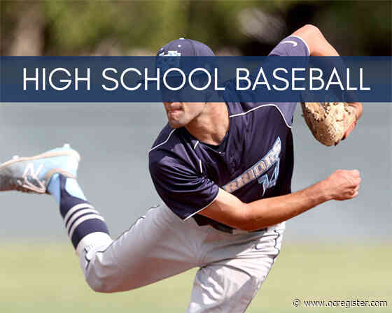 CIF-SS baseball playoffs: Schedule for the Orange County teams Tuesday, May 7