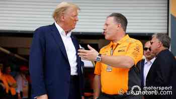 McLaren defends itself over “lucky charm” Trump F1 appearance