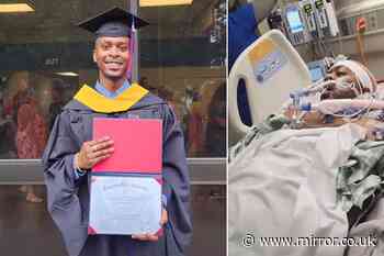 Student doctor who could not swim and 'left to die in lake by friends makes miraculous recovery