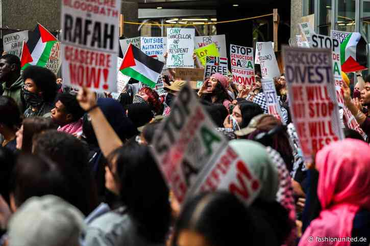 Pro-Palästina-Demonstration vor der Met Gala