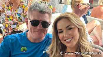 Ricky Hatton and Claire Sweeney enjoy a romantic getaway to Tenerife as they share loved-up snaps from their first holiday together after going public with their relationship