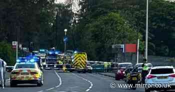 Birmingham crash sees man killed and three children injured in horror pile-up
