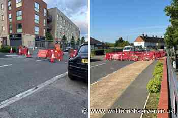 Sinkhole shuts The Brow in Watford as repairs underway