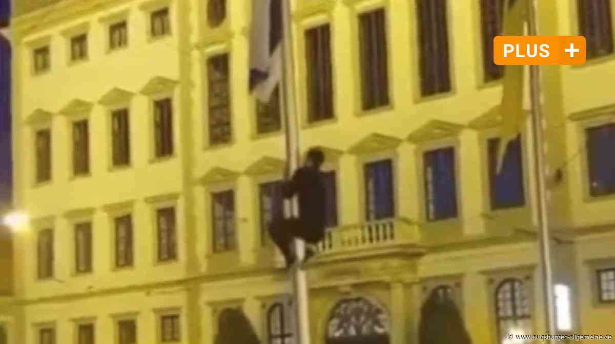 "Sie waren unsicher": Jüdin trifft auf Schänder der Israel-Flagge in Augsburg