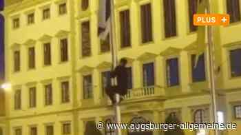 "Sie waren unsicher": Jüdin trifft auf Schänder der Israel-Flagge in Augsburg