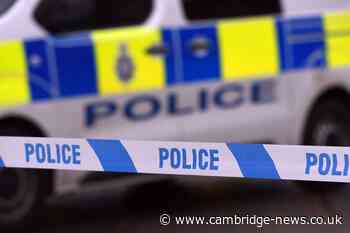 Two vehicles crash blocks road near Cambridgeshire border