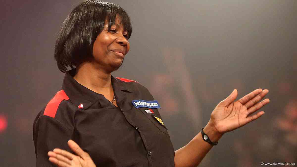 'Ever suffered from menopause? I doubt it': Female darts star who FORFEITED because she refused to face a transgender player in women's tournament explains why it's unfair for her to play against biological men