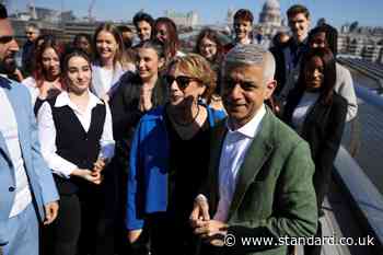 Sadiq Khan: Rishi Sunak's 'on something' if he thinks UK is heading for hung Parliament