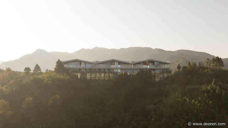 More Architecture perches Floating Hotel among Chinese mountains