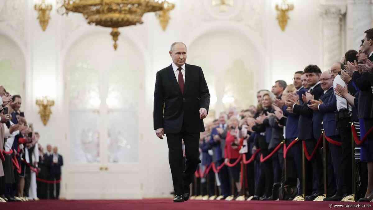 Putin tritt offiziell seine fünfte Amtszeit als Präsident an