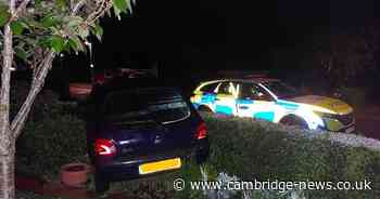 Driver ploughs into Cambridgeshire front garden in early hours
