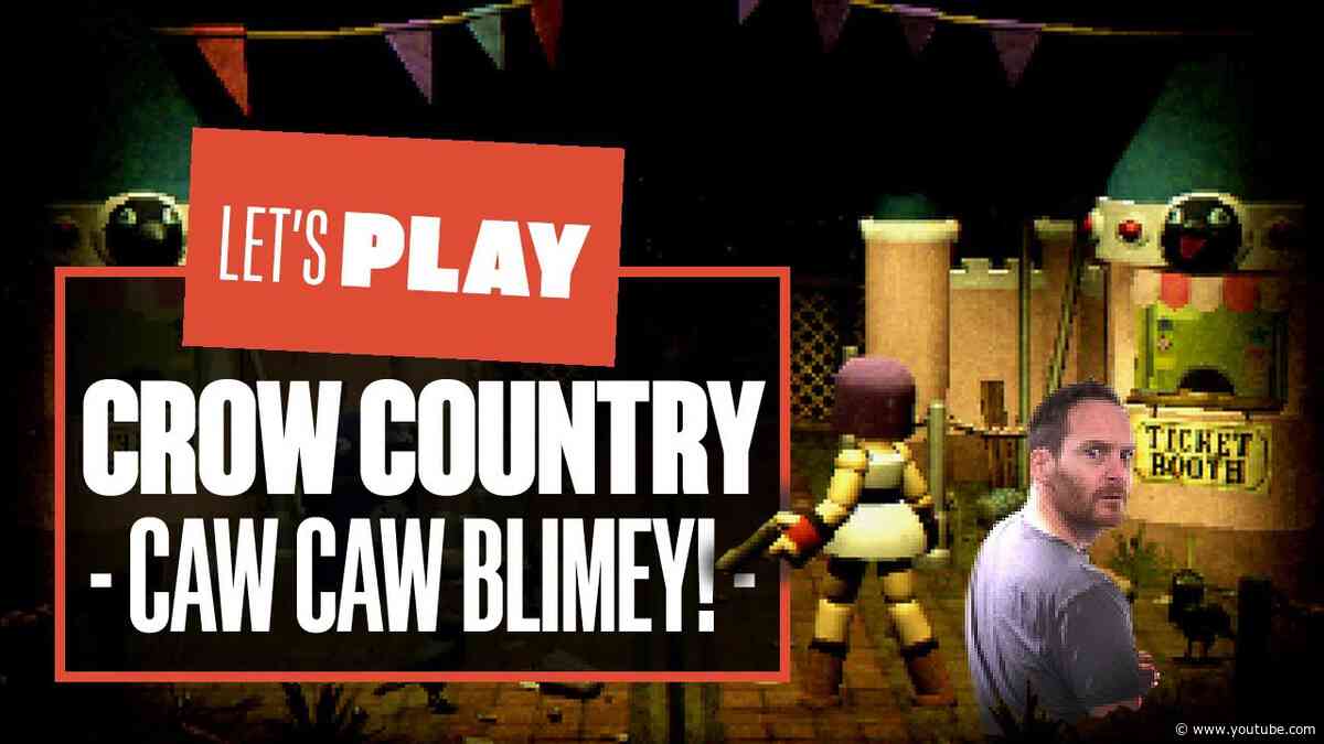 Let's Play Crow Country PS5 Gameplay - A PS1 STYLE SURVIVAL HORROR? IN 2024?! CAW CAW BLIMEY!