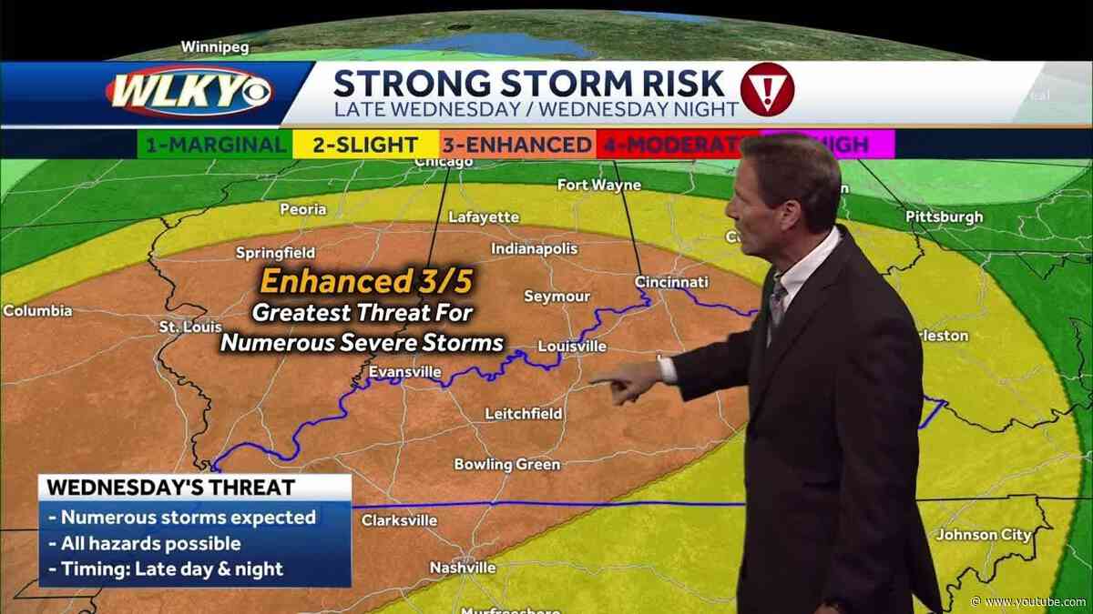 Storm chances increasing the next 2 days