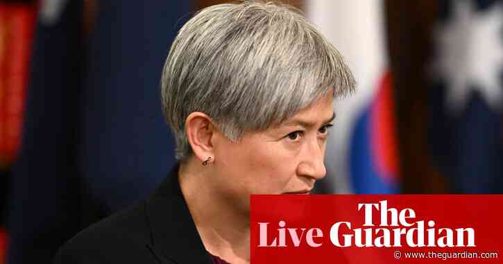 Penny Wong and Palestinian PM discuss recognition of statehood – as it happened