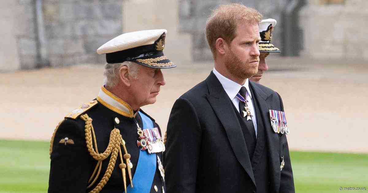 King Charles gives Harry ultimate snub after son travelled 5,500 miles to the UK