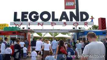 Retired paramedic on family day out at Legoland heard 'shouts for help' before giving 'blue and floppy' baby boy CPR until he started breathing again - as 'shellshocked' mother was helped by