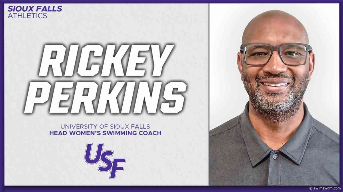 University of Sioux Falls Announces Rickey Perkins As Head Women’s Swim Coach