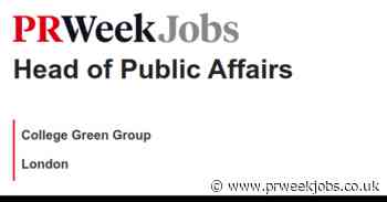 College Green Group: Head of Public Affairs