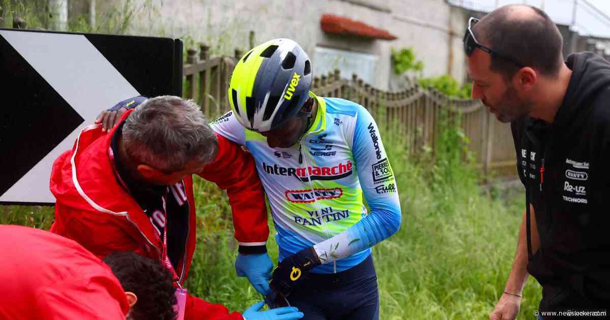 Giro en Girmay geen vrienden: na champagnekurk-incident moet Eritreeër wéér opgeven
