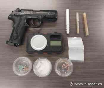 Traffic complaint leads to seizure of air pistol and drugs