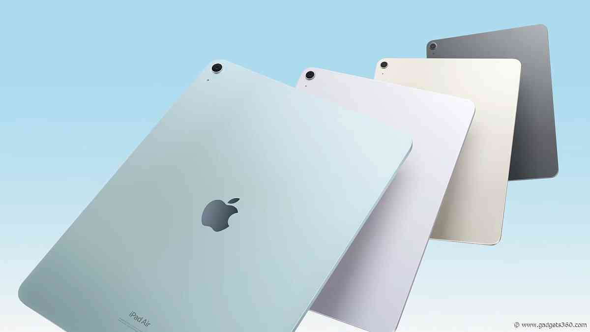 iPad Air (2024) With Apple's M2 Chip, New 13-Inch Display Variant Launched in India: Price, Specifications