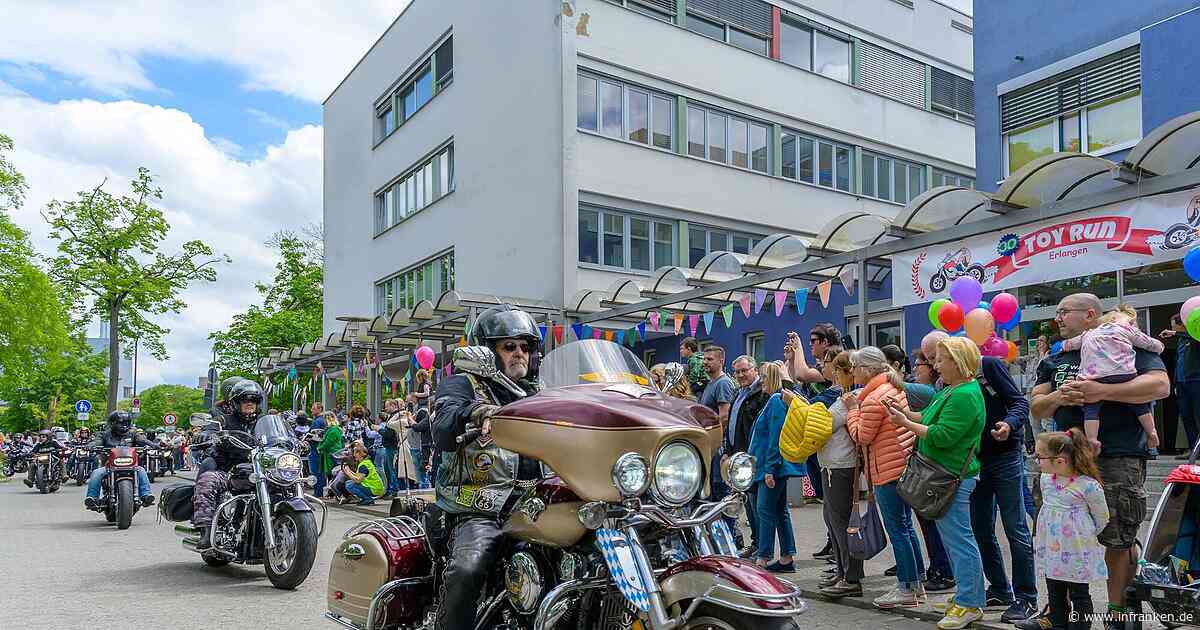 Toy Run Erlangen: 600 Biker wollen kranken Kindern Freude machen - Ergebnis überrascht alle