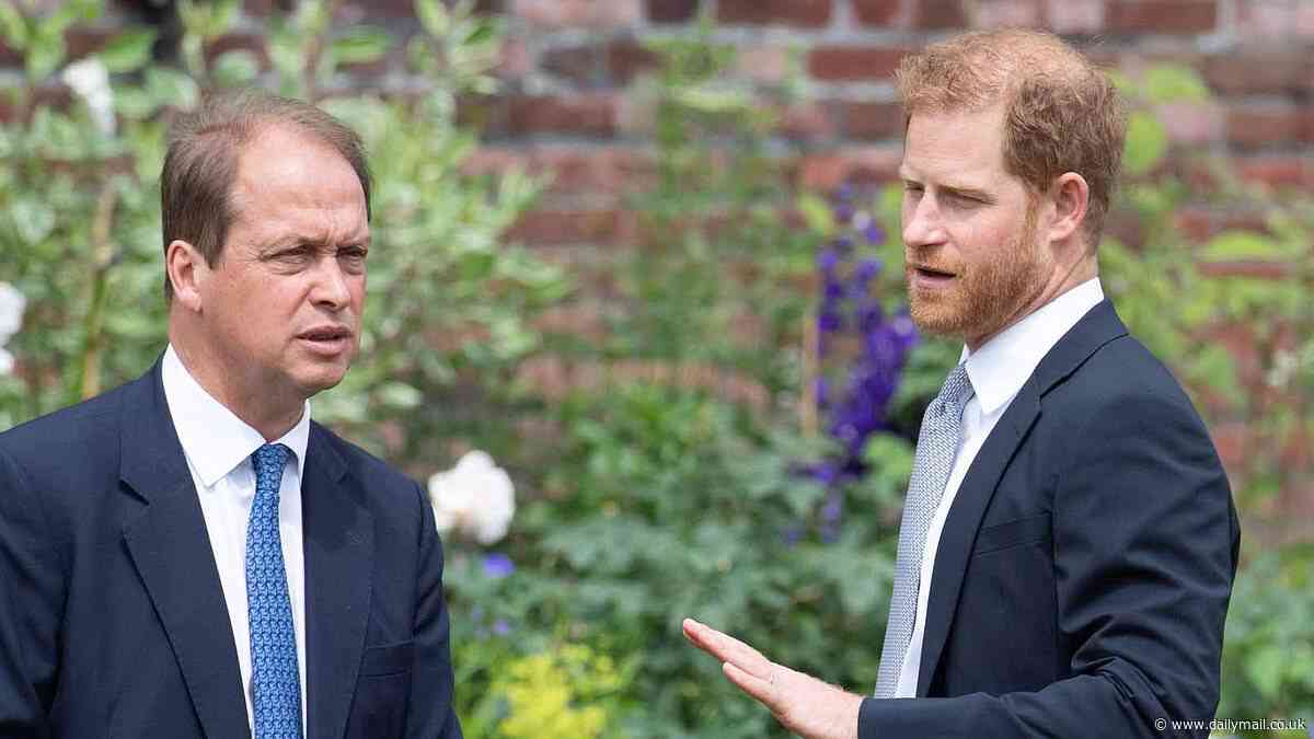 Harry's city financier dinner date: Duke will dine at home of millionaire Invictus Games trustee Guy Monson who was with warring Prince and brother William when they unveiled Diana statue on last joint engagement