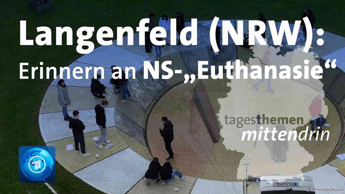 Langenfeld (Rheinland): Erinnern an Opfer von NS-„Euthanasie“ | tagesthemen mittendrin