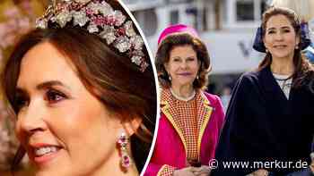 Wie Königin Silvia: Mary von Dänemark mit mysteriösem Fleck im Auge beim Staatsbesuch