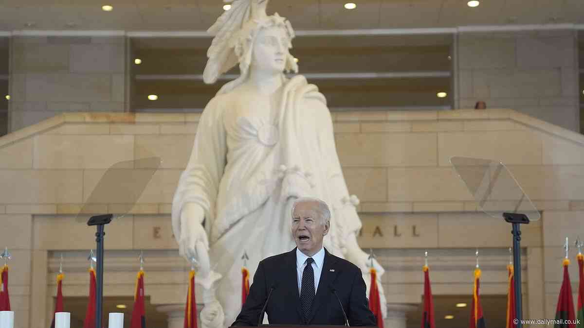 Biden compares Hamas to Nazis and condemns the 'ferocious surge of antisemitism' across the U.S. including on college campuses in Holocaust memorial speech