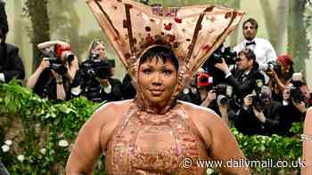 Lizzo slams critics of her Met Gala 'vase dress' as 'fatphobic' after fans compare her gown to a 'used coffee filter'