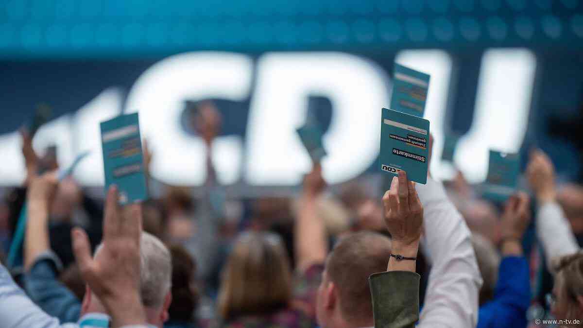 "Wir können regieren": CDU sieht sich mit frischem Grundsatzprogramm runderneuert
