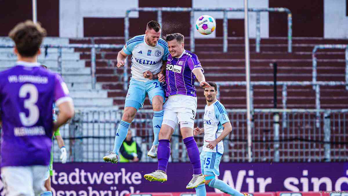 Schicksal schnell entschieden: Schalke rettet sich und macht Osnabrücks Rekord-Abstieg perfekt