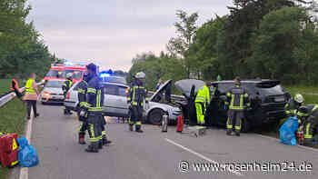 Unfall in Rosenheim: Zwei Personen mittelschwer verletzt
