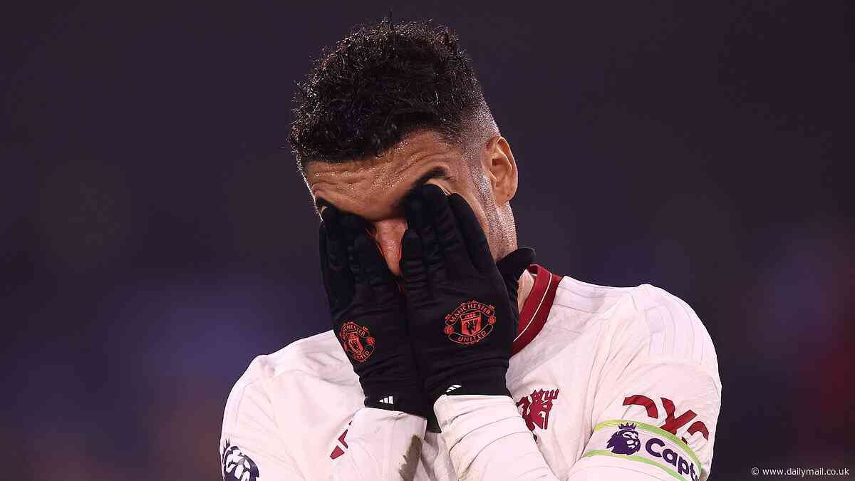 Casemiro started a Champions League final win just two years ago, now he's being told to 'call it a day' after Man United's latest humiliation... and the stats damningly illustrate his sharp decline