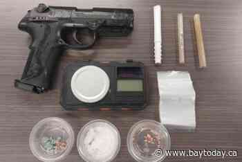 Imitation gun, drugs seized after drunk driver complaint