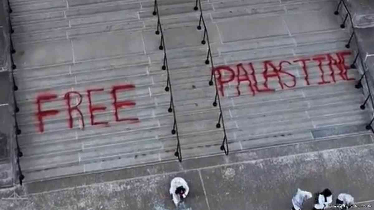 Ottawa students misspelled Palestine during encampment takeover on campus