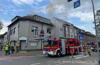 FW-GE: Wohnungsbrand in Gelsenkirchen Beckhausen
