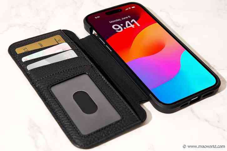 This $65 iPhone 15 Plus leather wallet folio case is unbelievably just $5 today
