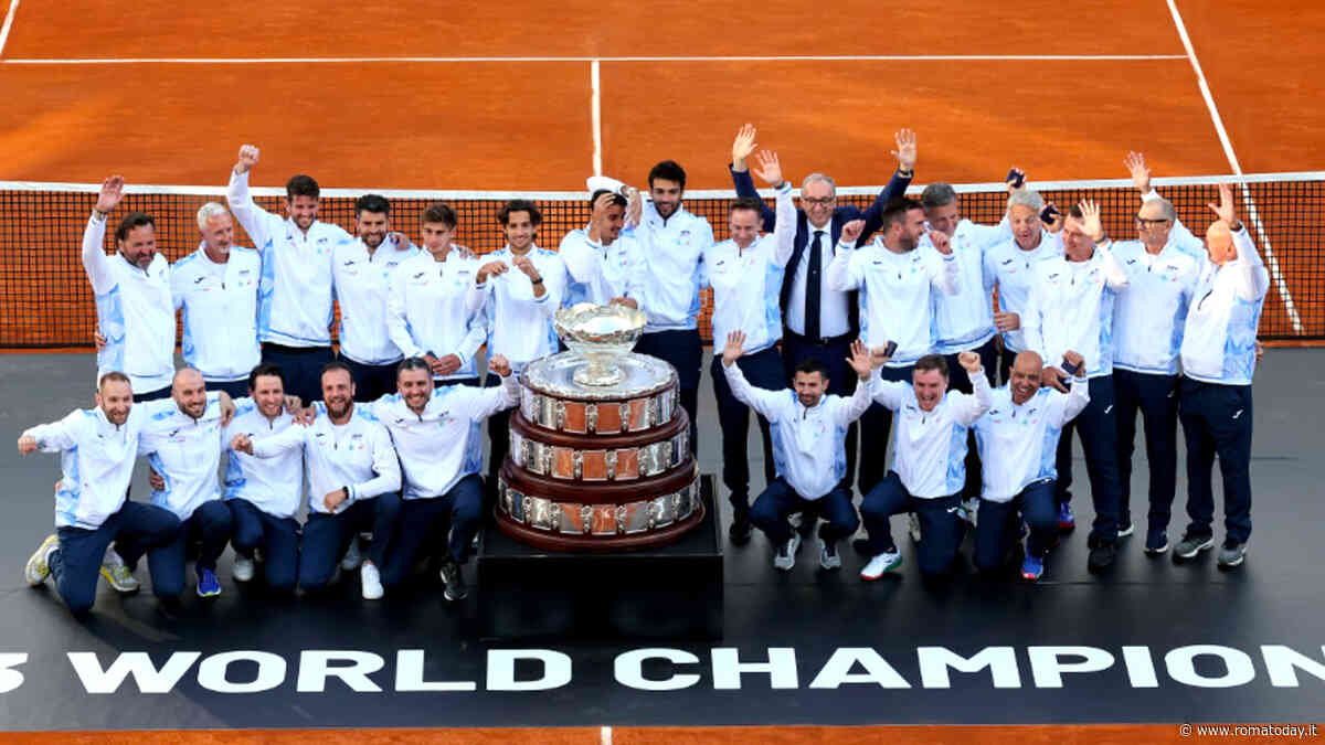 La Coppa Davis al Foro Italico: la cerimonia per lo storico successo azzurro
