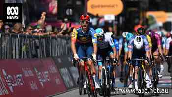 Aussie Groves finishes second after sprint finish to Giro stage four