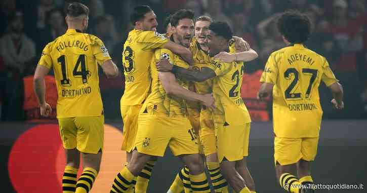 Incredibile a Parigi: il ‘povero’ Borussia Dortmund batte i ‘paperoni’ del Psg e si qualifica per la finale di Champions League